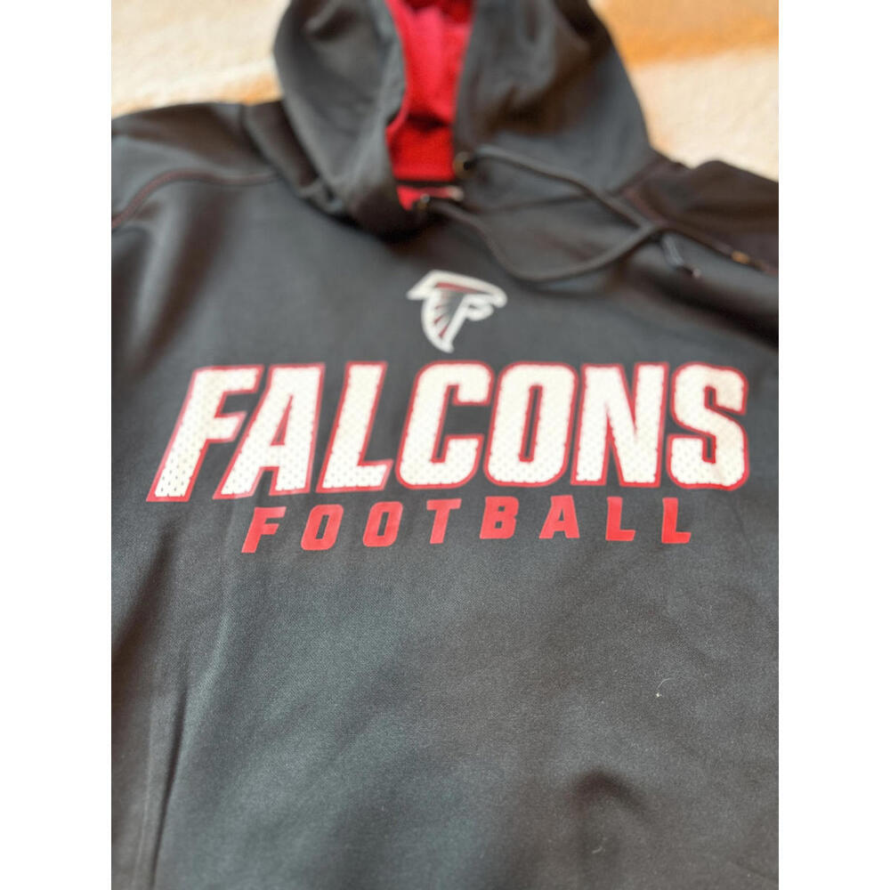 NFL Falcons Football Men's Black Hoodie‎ Size XL #406 - Picture 3 of 6